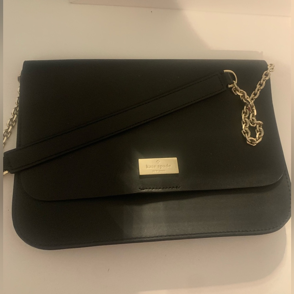 NWOT KATE SPADE BLACK SLEEK PURSE 🔥🔥🔥